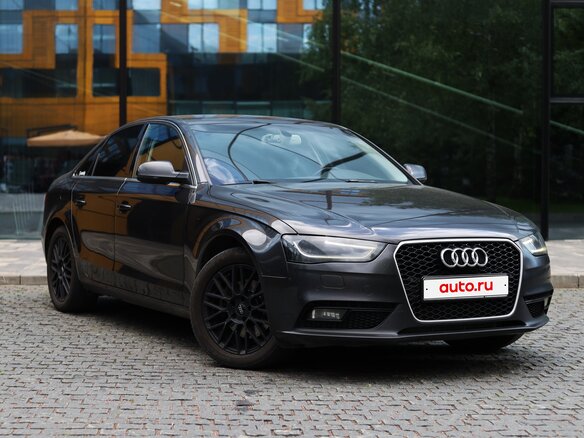 2013 Audi A4 IV (B8) Рестайлинг, чёрный, 1320000 рублей - вид 2