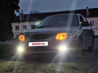 2008 Hyundai Accent ТагАЗ II, бежевый, 260000 рублей, вид 2