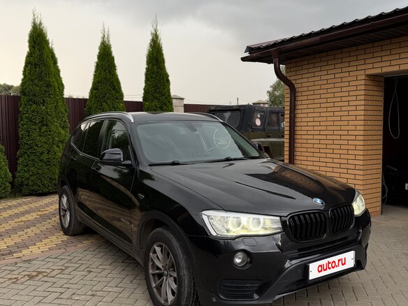 2015 BMW X3 20d xDrive II (F25) Рестайлинг, чёрный - вид 1