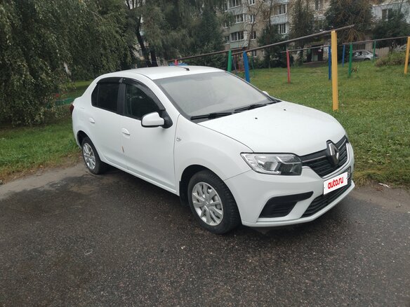 2021 Renault Logan II Рестайлинг, белый, 730000 рублей - вид 1