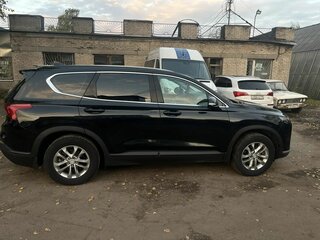 2021 Hyundai Santa Fe IV Рестайлинг, чёрный, 3350000 рублей, вид 4