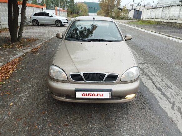 2007 Daewoo Lanos, бежевый - вид 1