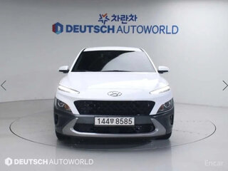2022 Hyundai Kona I Рестайлинг, голубой, 1457500 рублей, вид 2
