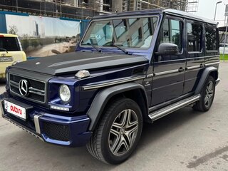 2015 Mercedes-Benz G-Класс AMG 63 AMG I (W463) Рестайлинг 2, синий, 7777777 рублей, вид 4