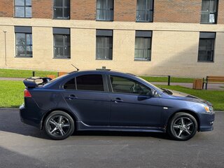 2007 Mitsubishi Lancer X, синий, 598000 рублей, вид 4