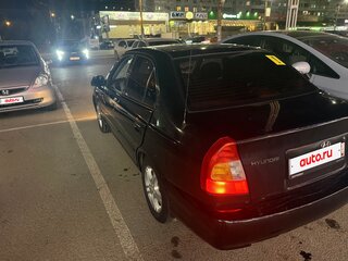 2008 Hyundai Accent ТагАЗ II, чёрный, 390000 рублей, вид 2