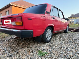 1997 Lada (ВАЗ) 2107, красный, 135000 рублей, вид 4