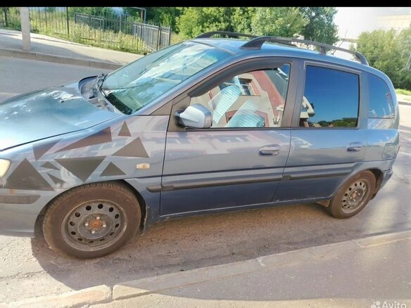 2005 Hyundai Matrix I Рестайлинг, синий, 210000 рублей - вид 1