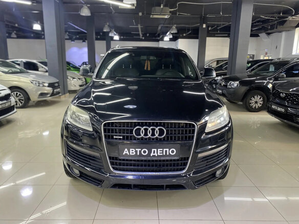 2008 Audi Q7 I (4L), чёрный, 1185000 рублей - вид 1