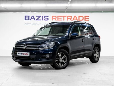 2012 Volkswagen Tiguan I Рестайлинг, синий, 999000 рублей, вид 1