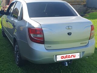2012 Lada (ВАЗ) Granta I, серебристый, 385000 рублей, вид 5