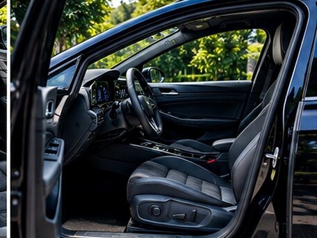 2023 Volkswagen Golf VIII, чёрный, 2220000 рублей, вид 5