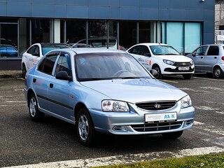 2008 Hyundai Accent ТагАЗ II, серебристый, 390000 рублей, вид 2