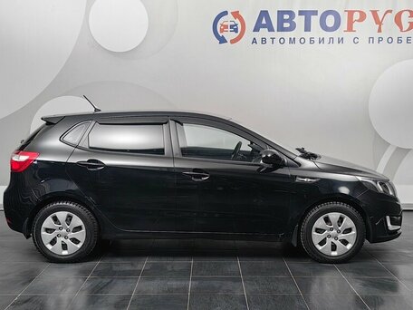 2013 Kia Rio 4-speed III, чёрный, 848000 рублей, вид 5