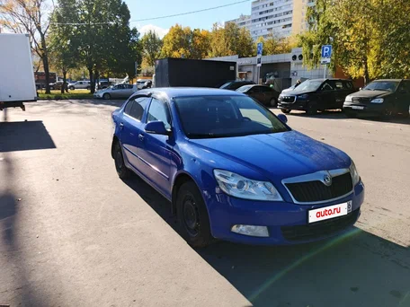 2009 Skoda Octavia II (A5) Рестайлинг, синий, 535000 рублей, вид 1