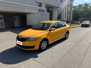 2018 Skoda Rapid I Рестайлинг, жёлтый, 480000 рублей, вид 3