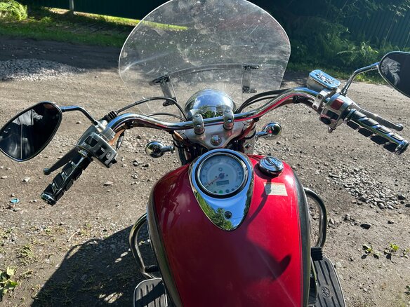 2004 Yamaha XVS1100, чёрный, 530000 рублей - вид 4