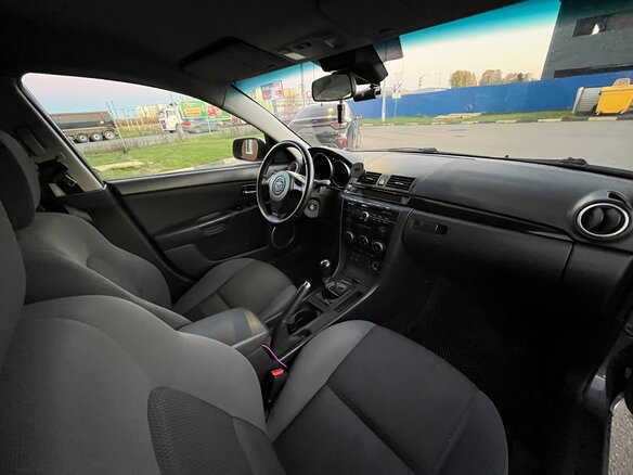2008 Mazda 3 I (BK) Рестайлинг, серый, 650000 рублей - вид 6