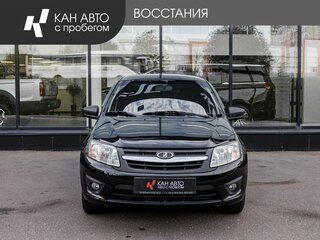 2015 Lada (ВАЗ) Granta I, чёрный, 361800 рублей, вид 2