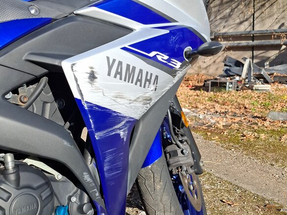 2015 Yamaha YZF-R3, синий, 290000 рублей - вид 5