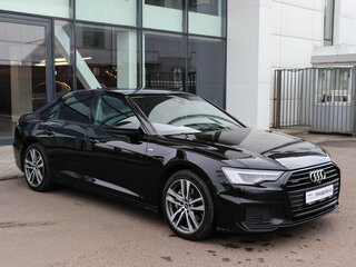 2021 Audi A6 45 TFSI V (C8), чёрный, 4369000 рублей, вид 3