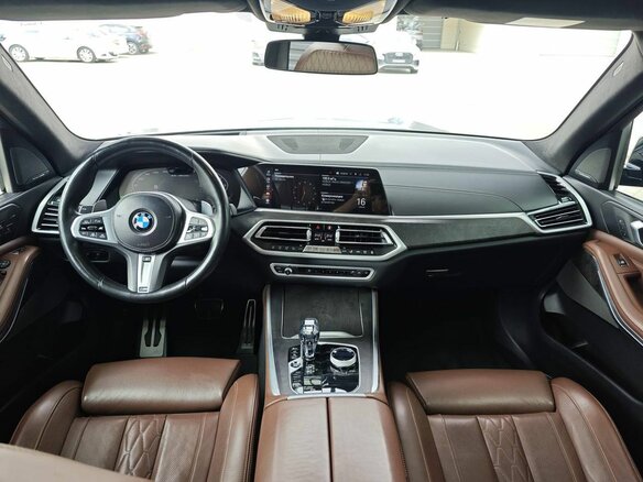 2021 BMW X5 M50i IV (G05/G18), серый, 8290000 рублей - вид 14