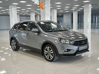 2019 Lada (ВАЗ) Vesta SW Cross I, серый, 935000 рублей, вид 3