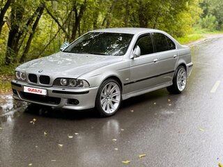 2002 BMW 5 серии 525i IV (E39) Рестайлинг, серебристый, 730000 рублей, вид 1