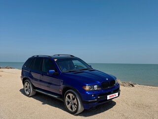 2001 BMW X5 3.0i I (E53), синий, 1400000 рублей, вид 5