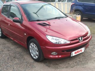2007 Peugeot 206, красный, 245000 рублей, вид 1