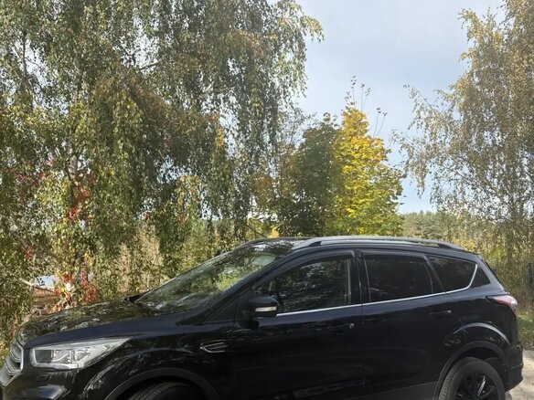 2017 Ford Kuga II Рестайлинг, чёрный, 1900000 рублей - вид 12