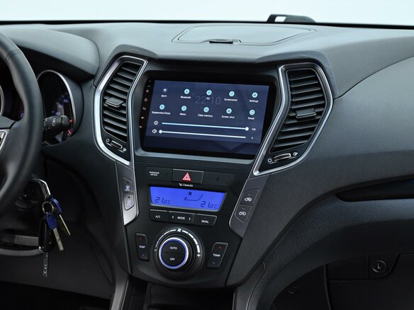 2014 Hyundai Santa Fe III, серый, 1549000 рублей - вид 5