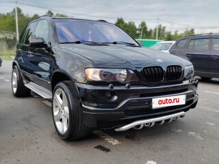 2002 BMW X5 4.6is I (E53), чёрный, 1150000 рублей, вид 5