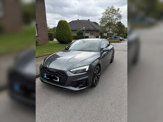 2022 Audi A5 Sportback 35 TFSI II (F5) Рестайлинг, серый, 3780000 рублей, вид 1
