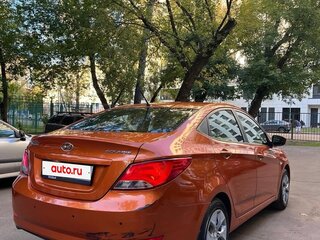 2015 Hyundai Solaris I Рестайлинг, оранжевый, 1250000 рублей, вид 4
