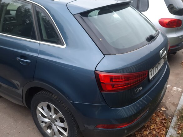 2016 Audi Q3 I (8U) Рестайлинг, серый, 1725000 рублей - вид 9