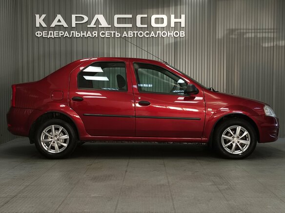 2011 Renault Logan I Рестайлинг, красный, 390000 рублей - вид 5