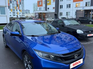 2021 Honda Civic X Рестайлинг, синий, 2130000 рублей, вид 1