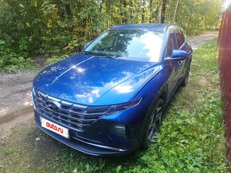 2024 Hyundai Tucson IV, синий, 3500000 рублей, вид 2