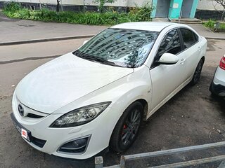 2011 Mazda 6 II (GH) Рестайлинг, белый, 810000 рублей, вид 1
