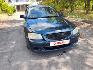 2006 Hyundai Accent ТагАЗ II, синий, 180000 рублей, вид 3