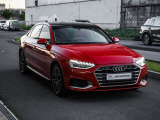 2020 Audi A4 35 TFSI V (B9) Рестайлинг, красный, 2875000 рублей, вид 5