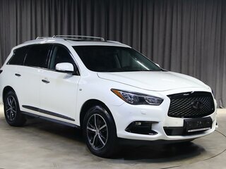 2017 Infiniti QX60 I Рестайлинг, белый, 1899000 рублей, вид 3