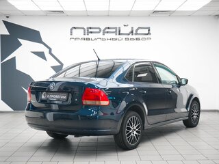2014 Volkswagen Polo V, синий, 719000 рублей, вид 3