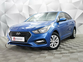 2017 Hyundai Solaris II, синий, 1085000 рублей, вид 1