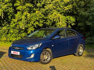 2011 Hyundai Solaris I, синий, 530000 рублей, вид 1