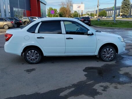 2014 Lada (ВАЗ) Granta I, белый, 368000 рублей, вид 4