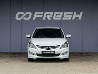 2015 Hyundai Solaris I Рестайлинг, белый, 1360000 рублей, вид 3