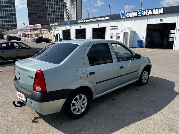 2007 Renault Logan I, зелёный - вид 2