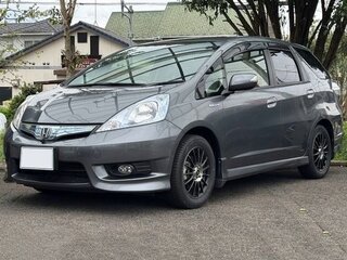 2014 Honda Fit Shuttle I Рестайлинг, серый, 690000 рублей, вид 1